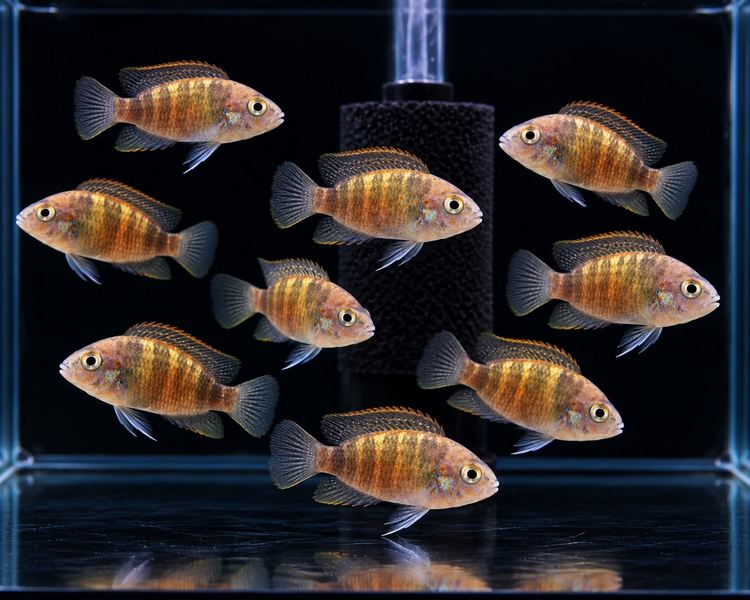 Tropheus Bemba Orange ~ 4cm